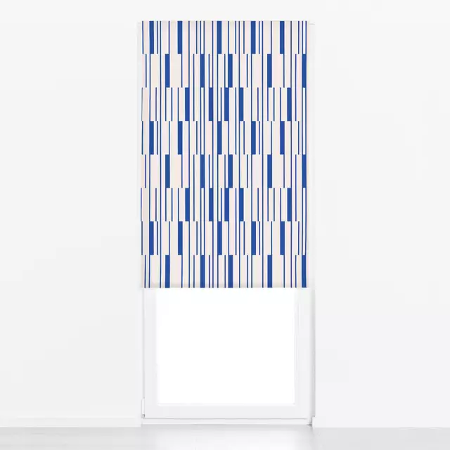 Raffrollo Lines & Stripes | blau