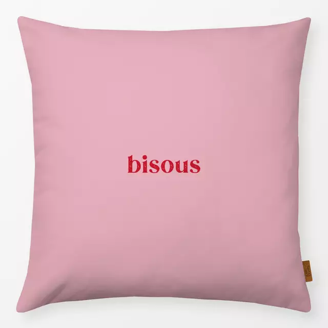 Kissen Bisous Pink Rot