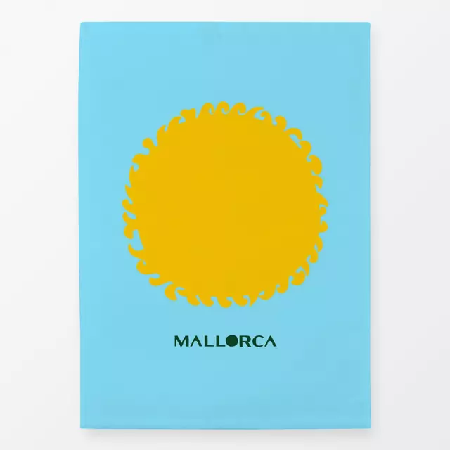 Geschirrtuch Sonne auf Mallorca