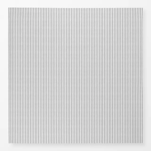 Tischdecke Streifen weiß-grau