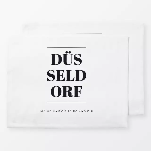Tischset Düsseldorf