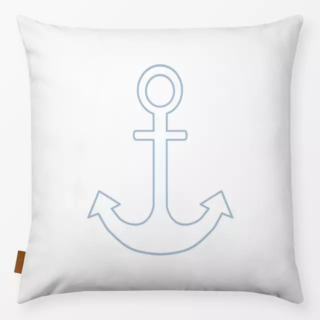 Minimal Anchor blue on white
