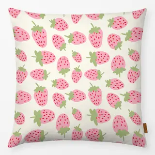 Kissen Erdbeeren rosa