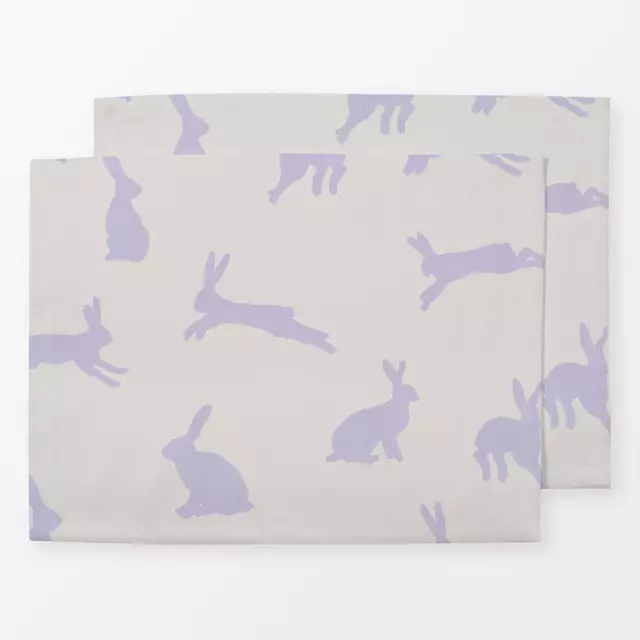 Tischset Hase Hase Lila