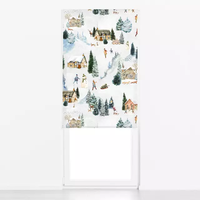 Raffrollo Winter Wunderland 2