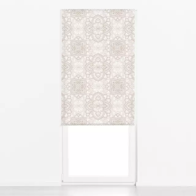 Raffrollo Beige boho Marrakesh Fliese 2