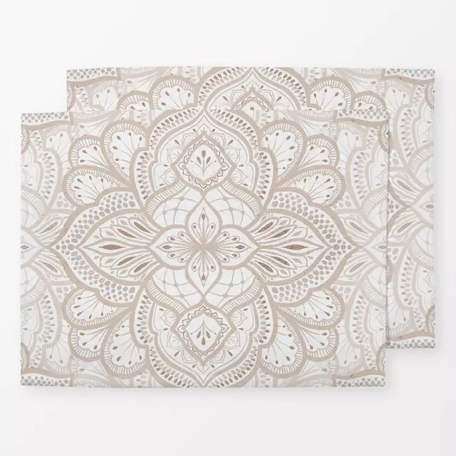 Tischset Beige boho Marrakesh Fliese 2