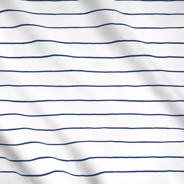 Meterware Indigo Beach Stripes