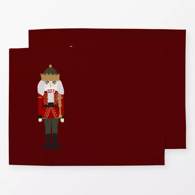 Tischset Nussknacker Rot