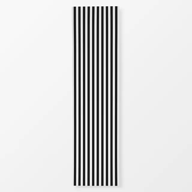 Tischläufer Black & White Memphis Stripes