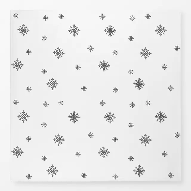Tischdecke Strohsterne Grau