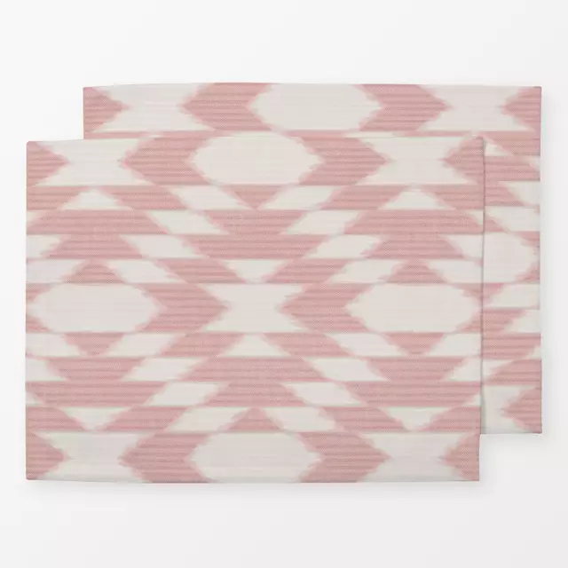 Tischset Diamonds Ikat Rose