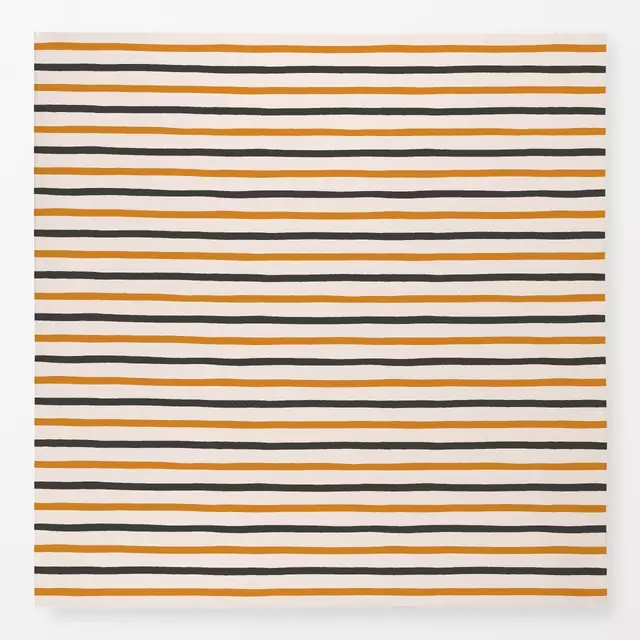Tischdecke Stripes beige orange anthrazit