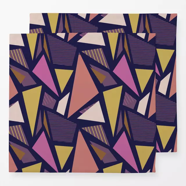 Servietten Color Blocking Triangles 2