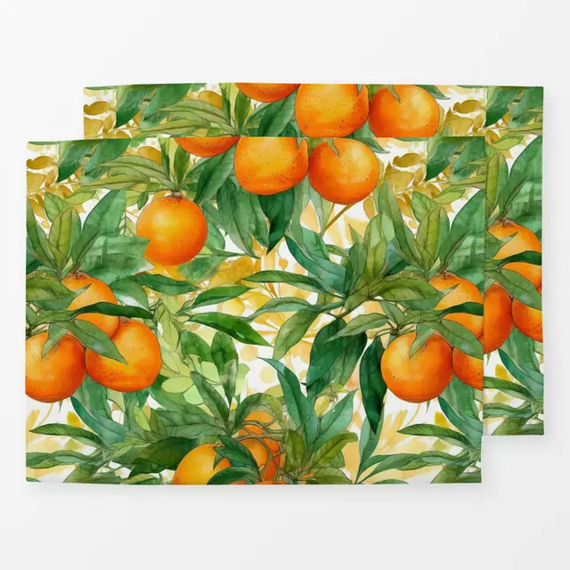 Tischset Fresh Orange Print