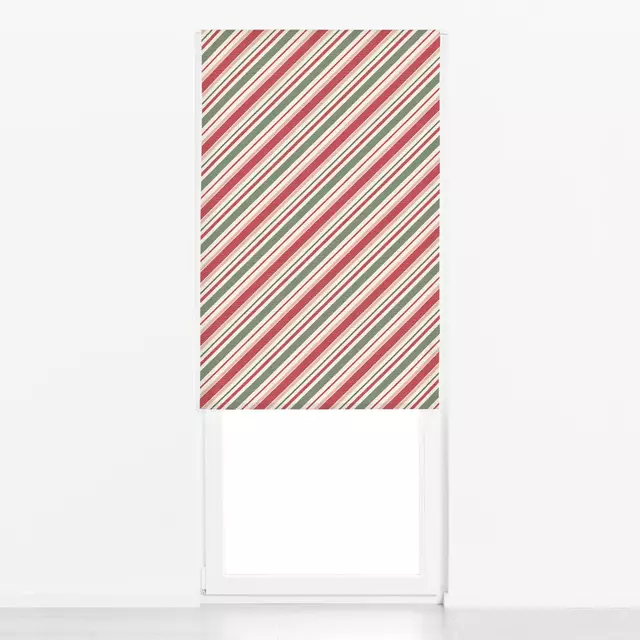 Raffrollo Christmas Candy Stripes II