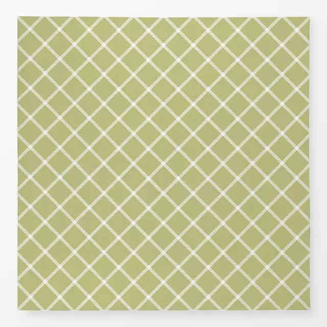 Tischdecke Grün Weiß Gingham Grid 1