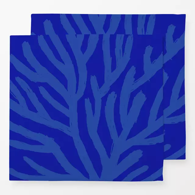 Servietten Vibrant Summer - Koralle blau