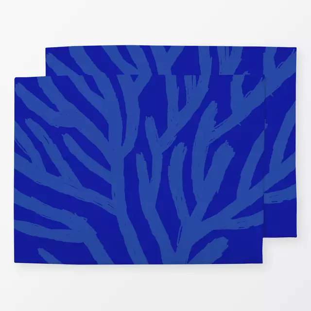 Tischset Vibrant Summer - Koralle blau