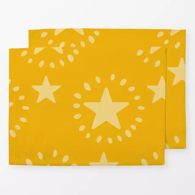 Tischset Sparkle Star Stern Muster