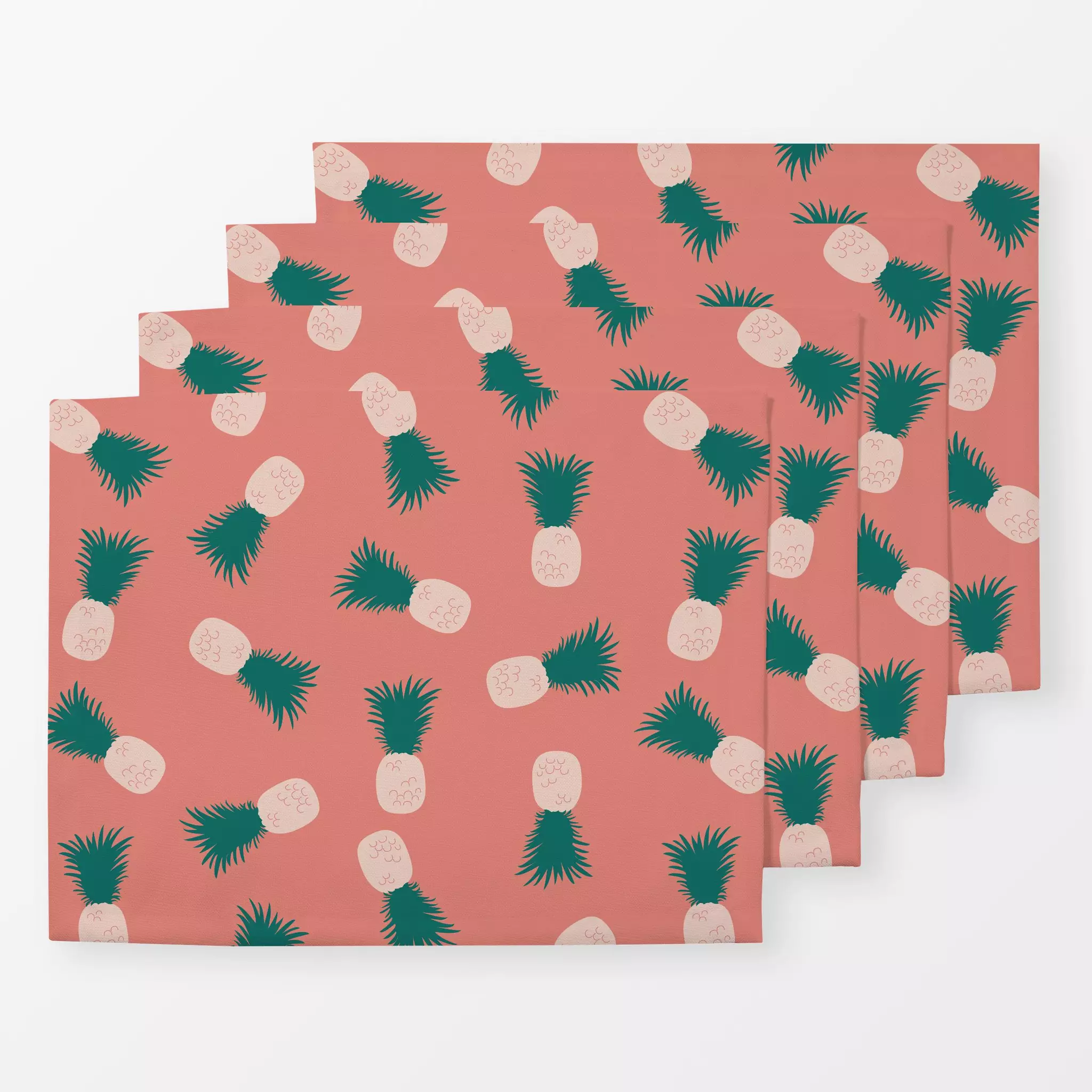 Tischset Summer Pineapple Coral Summer Pineapple Coral