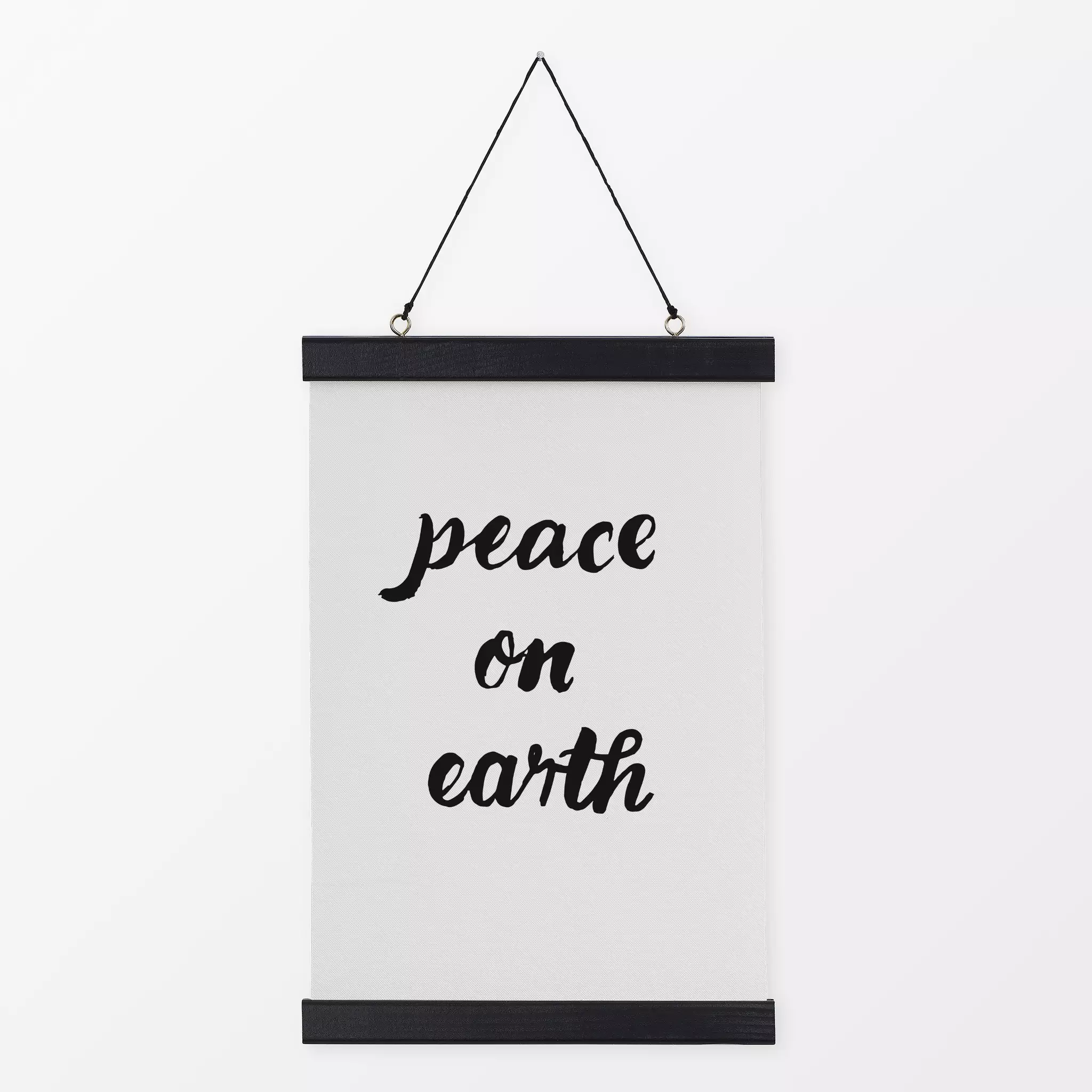 Textilposter peace on earth peace on earth