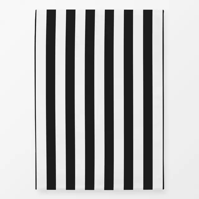 Geschirrtuch Paris Streifen schwarz-weiß