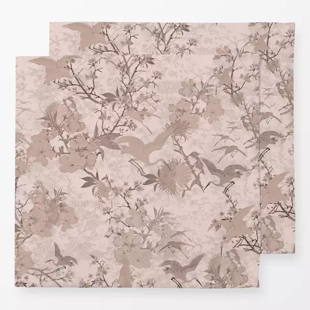 Servietten Terracotta Japandi Foliage