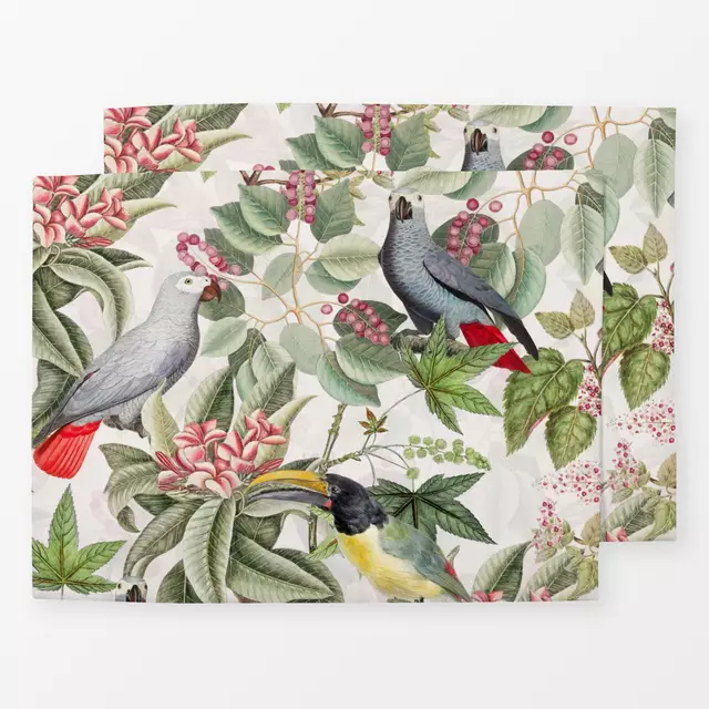 Tischset Tropischer Jungle Garten 14