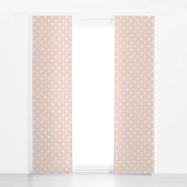Flächenvorhang Cross Peach