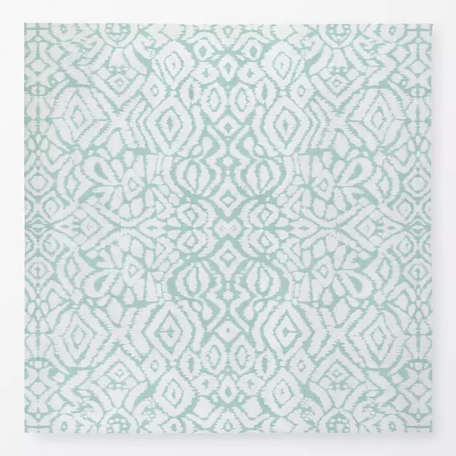 Tischdecke Boho Türkis Ikat