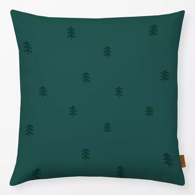 Kissen Muster Tannenbaum Grün
