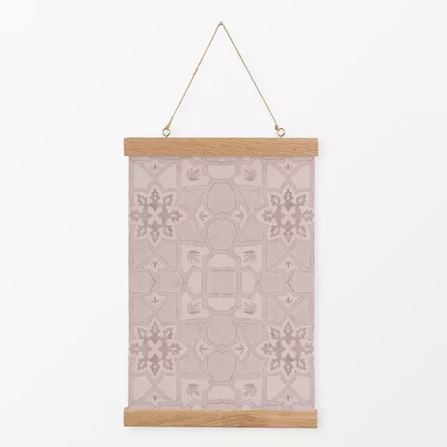 Textilposter Altrosa boho Marrakesh Fliese