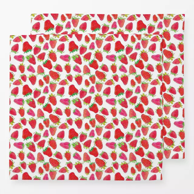 Servietten Erdbeeren Allover
