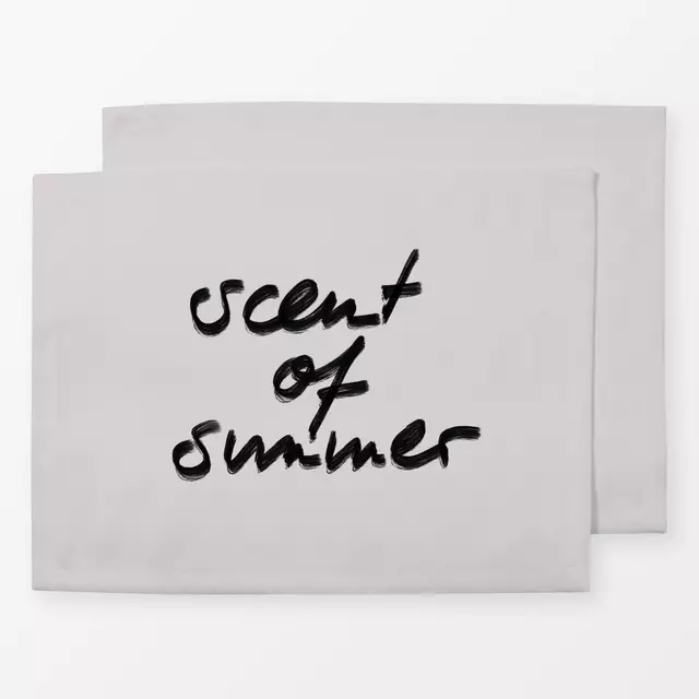 Tischset Scent of Summer Grau