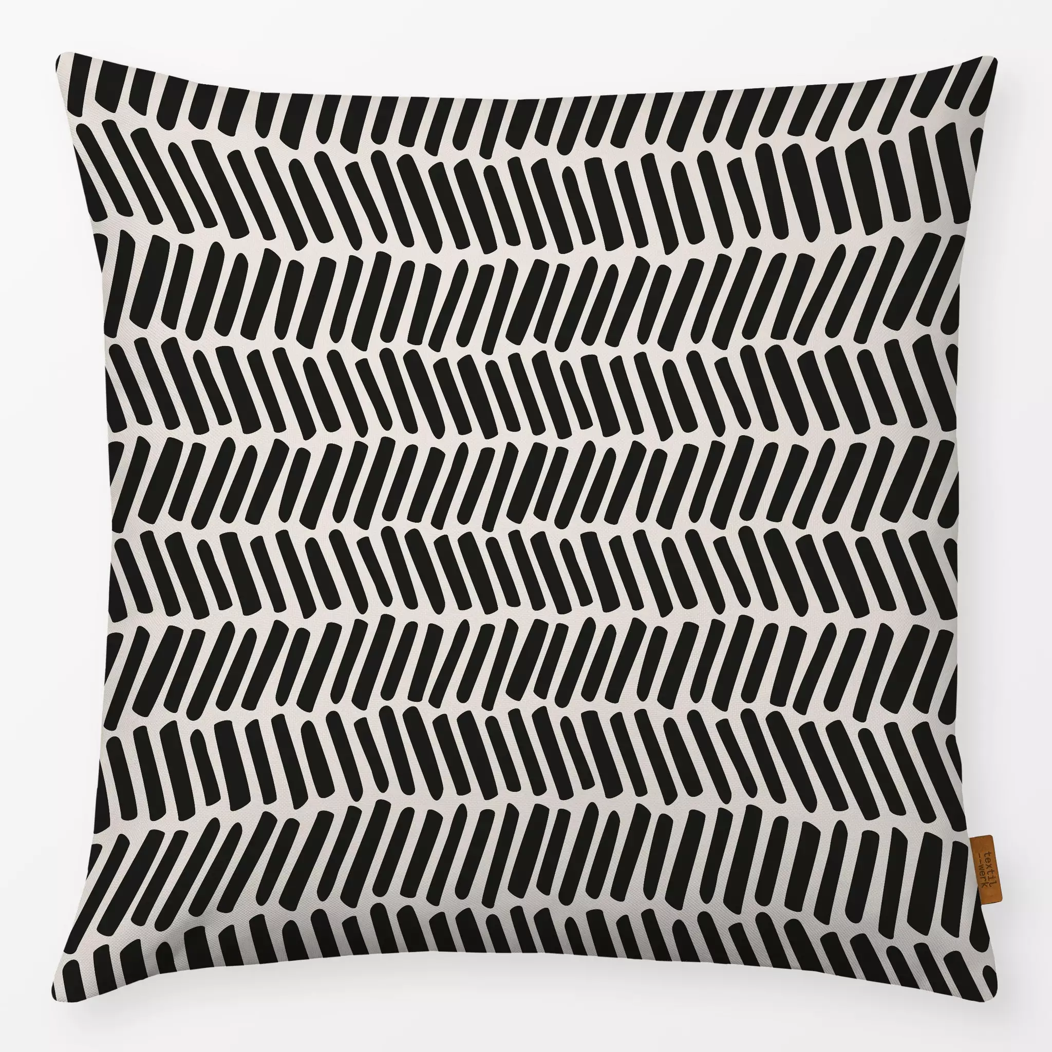 Kissen Zig Zag Lines black Zig Zag Lines black