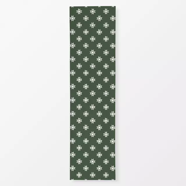 Tischläufer Paper Star dark green