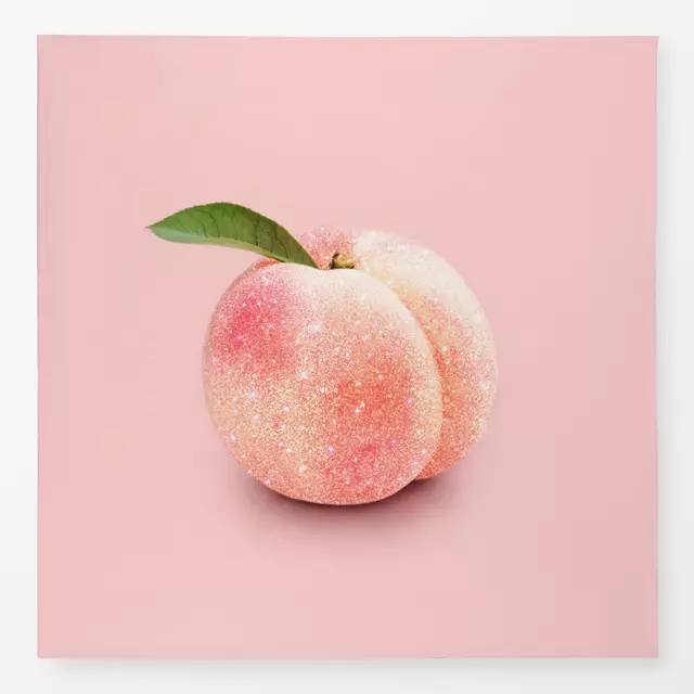 Tischdecke Glitter Peach