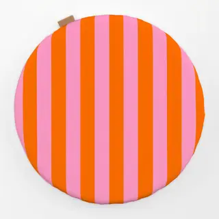 Sitzkissen Streifen Pink Orange