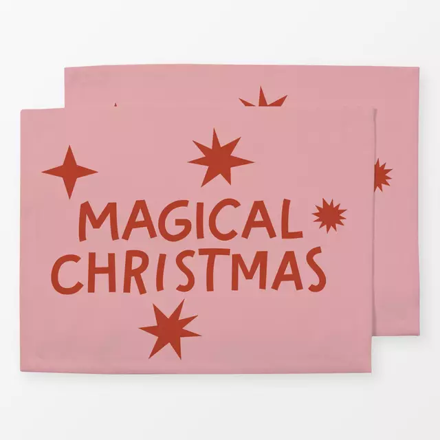 Tischset Magical Christmas Red