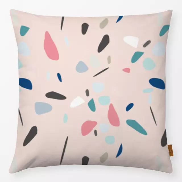 Kissen Terrazzo rosa