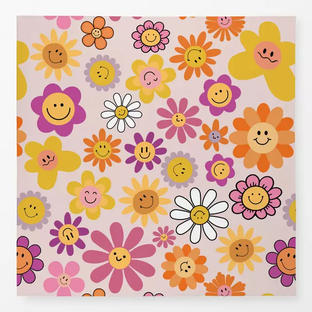 Tischdecke Lets Smile Pink