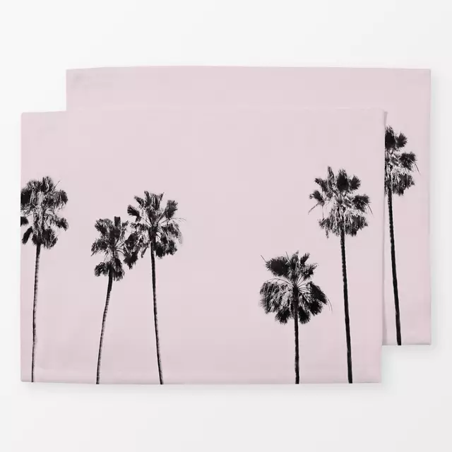 Tischset Blush Palm Trees
