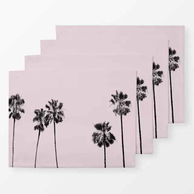 Blush Palm Trees