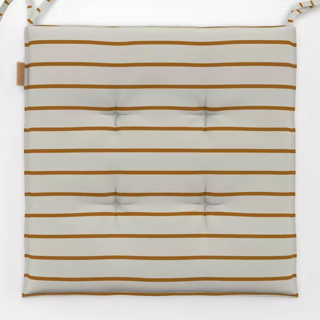 Sitzkissen Streifen Beige