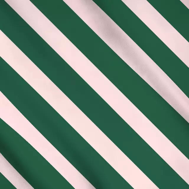Meterware Stripes diagonal green