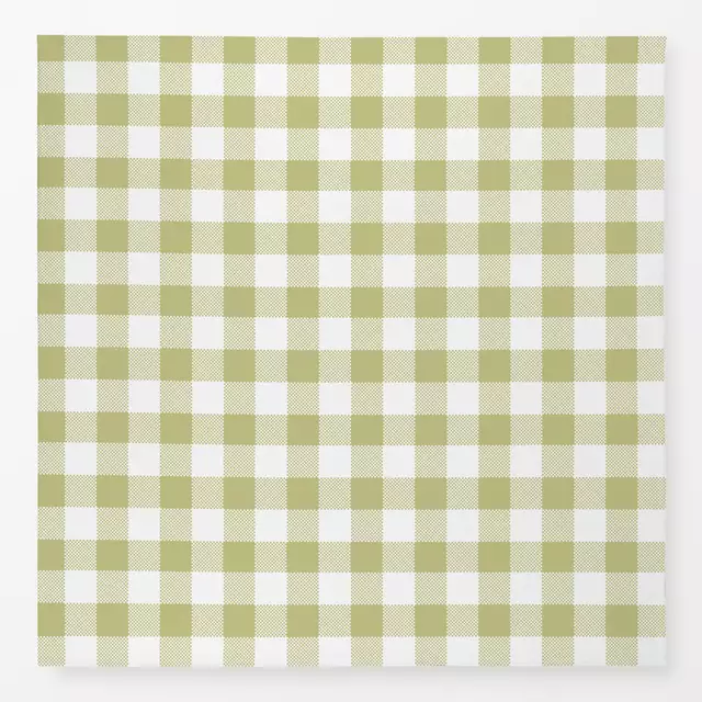 Tischdecke Grün Weiß Gingham Grid 2