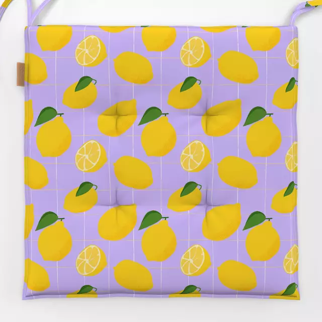Sitzkissen Lemon Grid