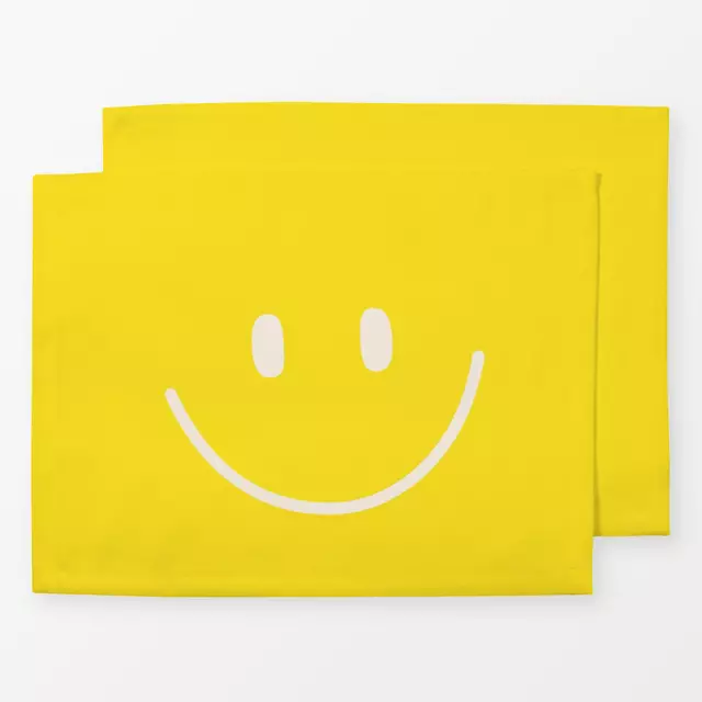 Tischset Smile Gelb