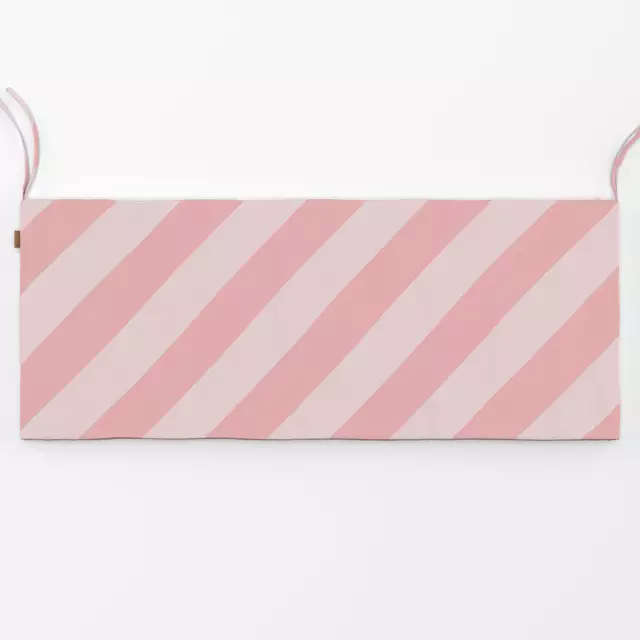 Bankauflage Diagonal Stripes rosa